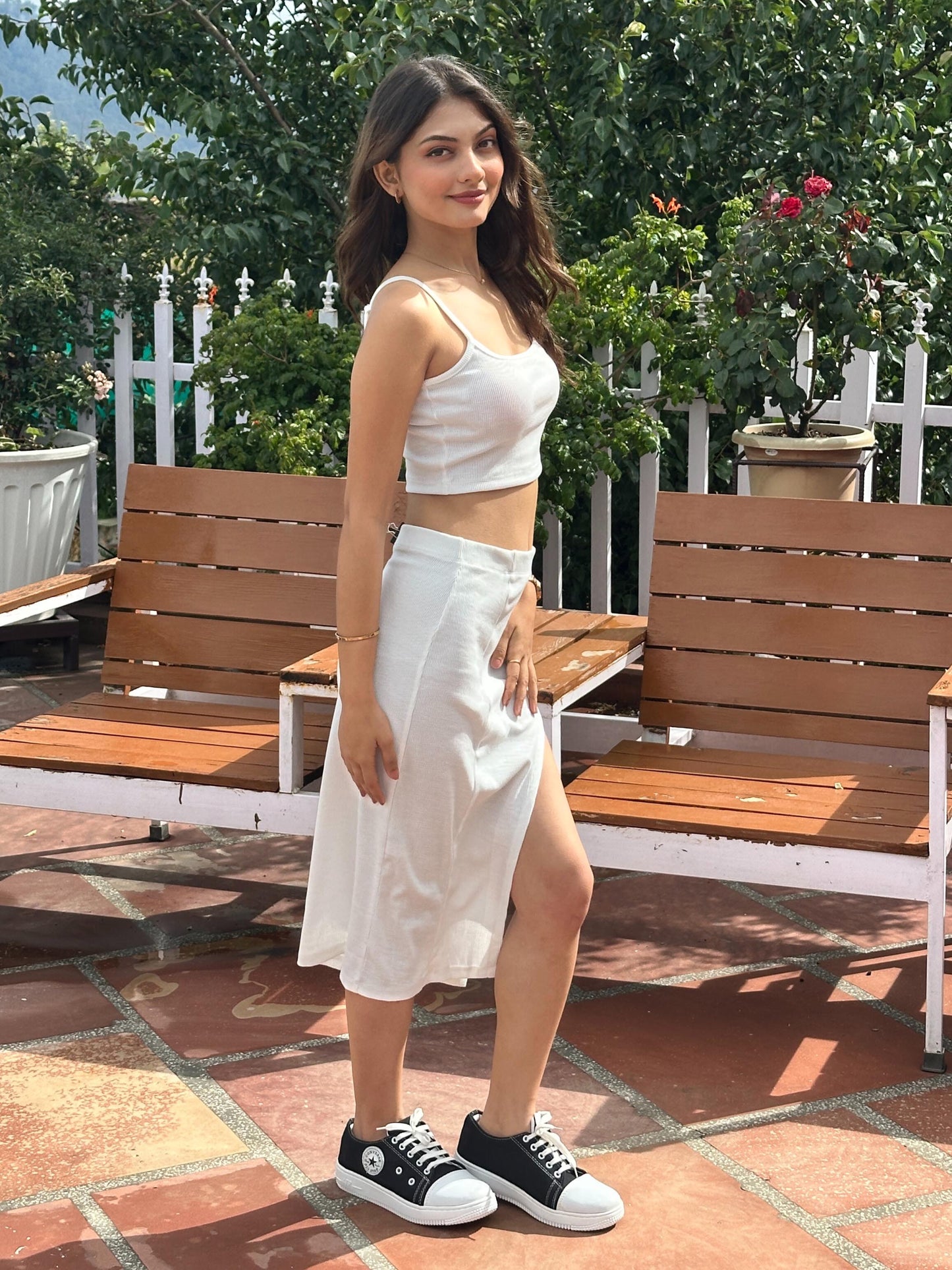 TANDUL Women Bodycon White Dress