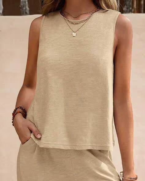 Soft Date Beige Co-Ord Set