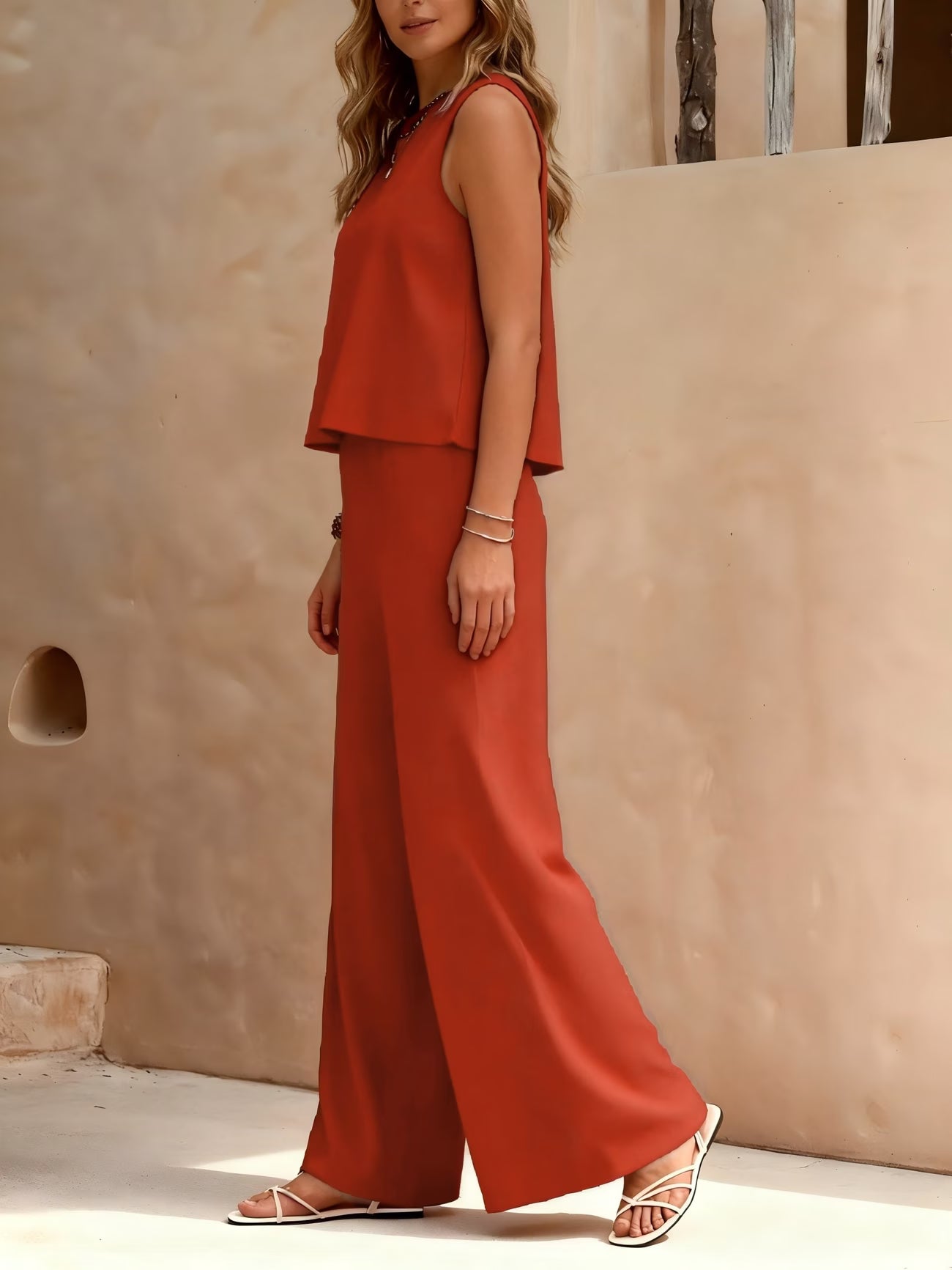 Soft Date Tangerine Co-Ord Set