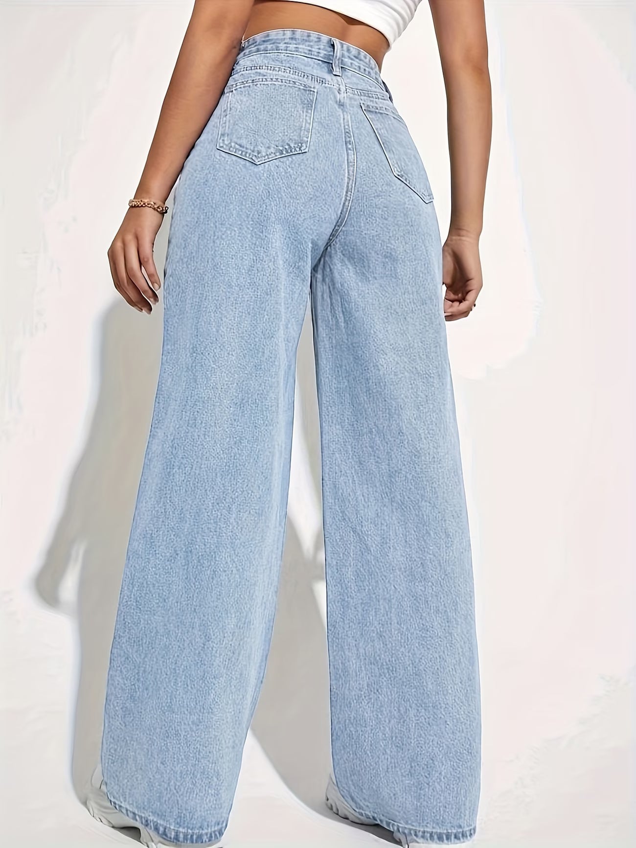 Ultra Stretch Washed Denim Jeans for Women