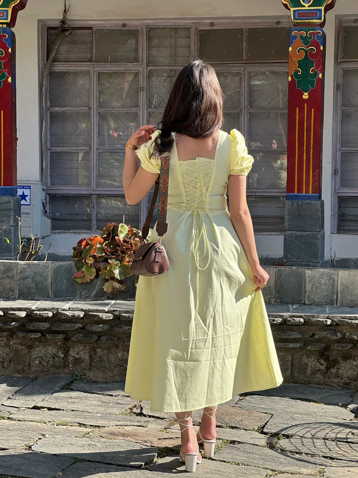 Yellow Bustier Sundress..