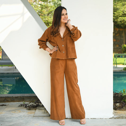 Soft Date Tangerine Co-Ord Set