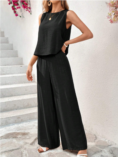 Soft Date Black Co-Ord Set