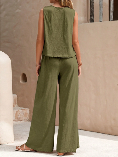 Soft Date Army Green Co-Ord Set