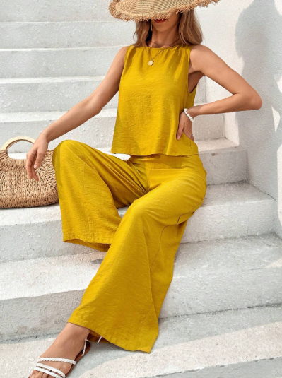 Soft Date Yellow Co-Ord Set