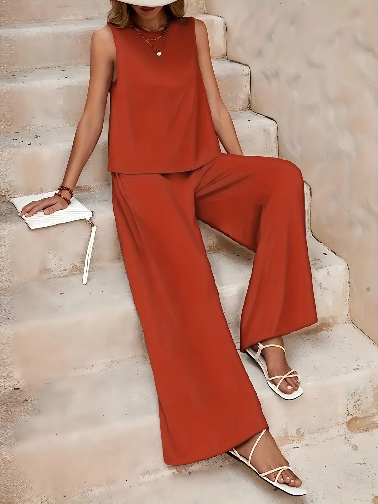 Soft Date Tangerine Co-Ord Set