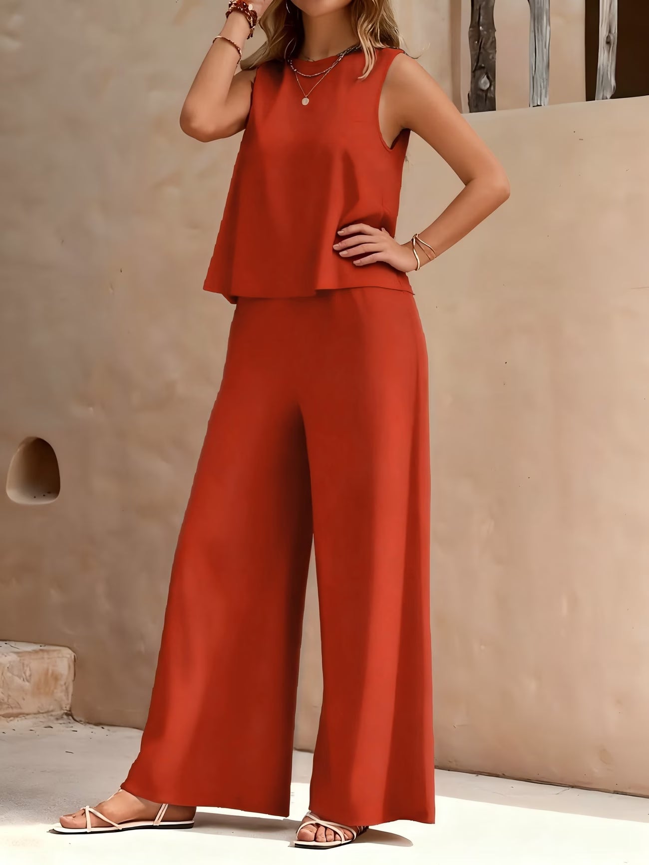 Soft Date Tangerine Co-Ord Set